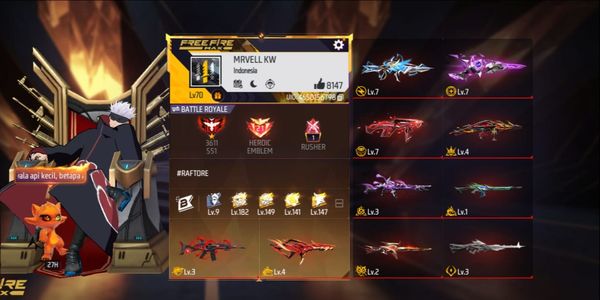 Free Fire account