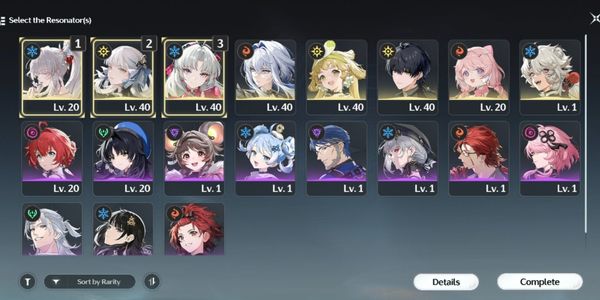 Starter Jinhsi(Sign2)+Galbrena(Sign)+Hiyuki+Carlotta [SEA]