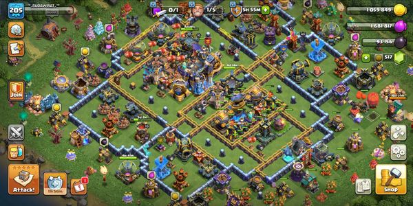 TH 18 MAX ~PERTAHANAN SANGAT BAGUS DAN PASUKAN BAGUS ~COCOK UNTUK WAR