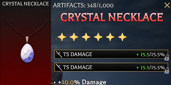 Crystal Necklace | Perfect Stats