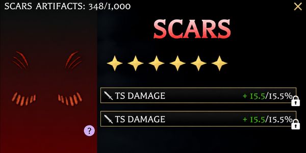 Scars Titan | Perfect Stats Requestable Stats
