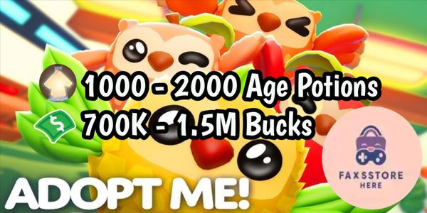Akun Adopt Me | Bonus Age Potions | Banyak Bucks | Sesuai Gambar