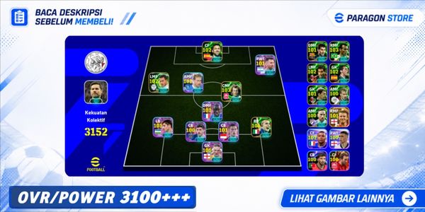 eFootball Forza/Potenza 3100+++ GG Più economico
