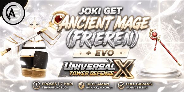 Joki Ottieni Ancient Mage (Frieren) + Evo || Universal Tower Defense X (UTDX) ||