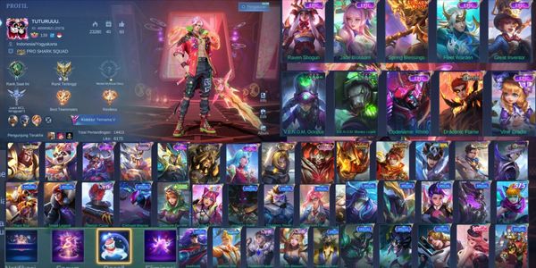 Fredrin sparkle and Zhask lucky box user Sun winrate 59% 1733 match