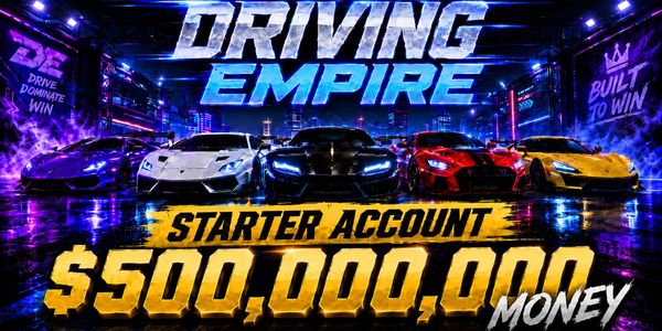 Akun Driving Empire Money 500M+