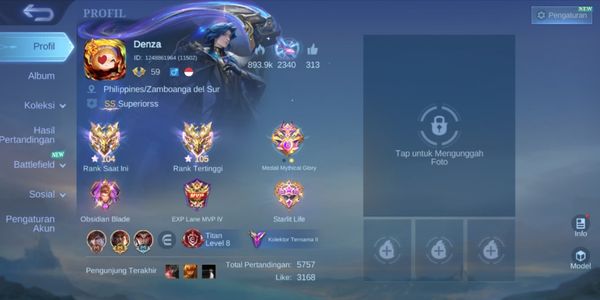 EX IMMORTAL LEGEND ALUCARD COLLECTOR SUN LAPU-LAPU NATALIA SANRIO CHANGE FLORYN ANNUAL KARRIE LUCKYBOX MOSKOV ZODIAK LANCELOT SELENA ETC LUXURY