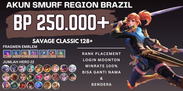 Akun Smurf Region BRL