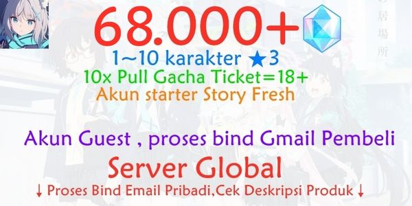 Account Gacha Blue Archive Global G-3