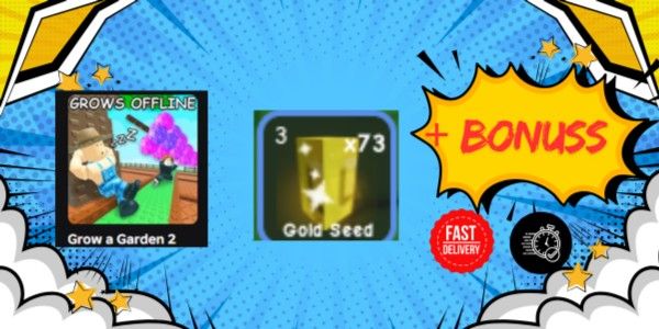 10x Gold Seed - Grow A Garden 2