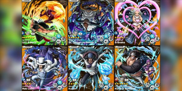 ไอดี 5 Extreme Zoro Sanji EX Max Saturn EX 5 S Snake EX Lucci EX Kuzan EX Kuma Bonney Max [Android/iOS]