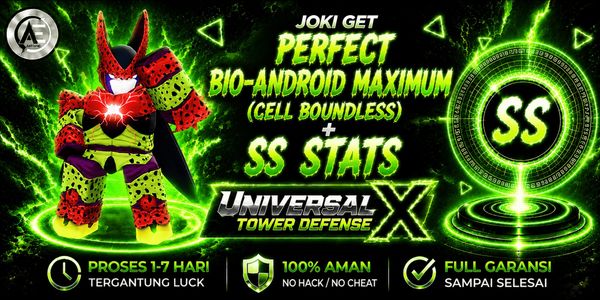 Joki Ottieni Perfect Bio-Android Massimo (Cell Boundless) + SS Stas || Universal Tower Defense X (UTDX) ||