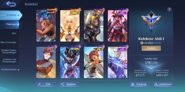 Mobile Legends Account GG | Full Max Emblem | Many Skins #2