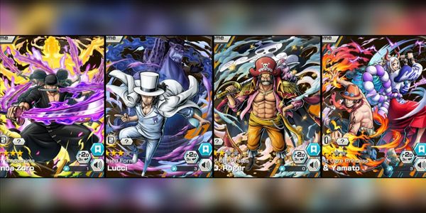 ไอดี 4 Extreme Zoro EX Max Lucci EX 5 Roger EX Ace Yamato EX [Android/iOS]