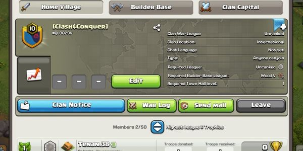 Clan Level 10 [ Clash€Conquer ]