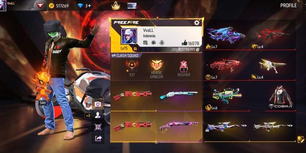 Cheap Garena Free Fire account
