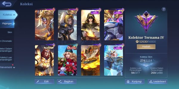 #3 Mobile Legends Account | Famous Collector Cheap