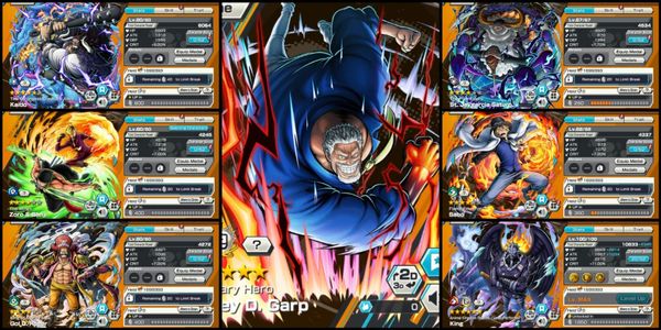 ไอดี 6 Extreme Garp EX Max Kaido EX 5 Zoro Sanji EX Roger EX Saturn EX Sabo EX King Max [Android/iOS]