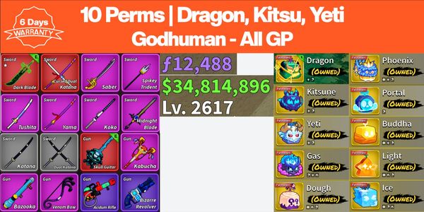 Permanent Fruit Account - No 9