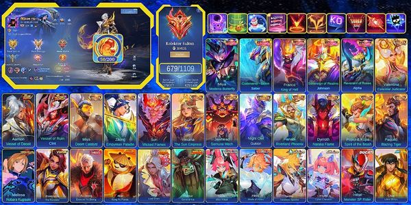 678 SKINS | WORLD COLLECTOR | 5 LEGENDS | 11 COLLECTOR | 4 ASPIRANT | 3 KOF | 3 PRIME | 2 VESSELS | 7 ANNUAL STARS | 72 LIMITED COLAB | 52 RARE SHOP