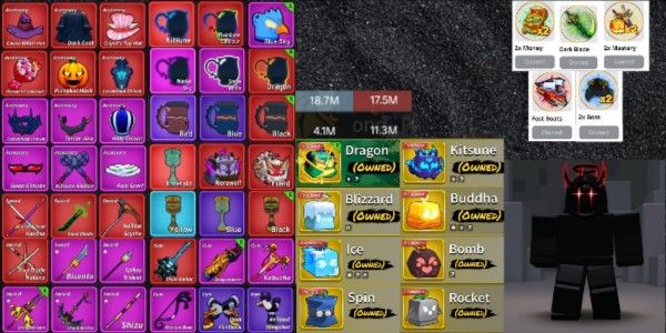Best Account!! Lv Max | 8 Permanent | 5 Gamepass | 5 Race V4 | See Image and Description for More Details