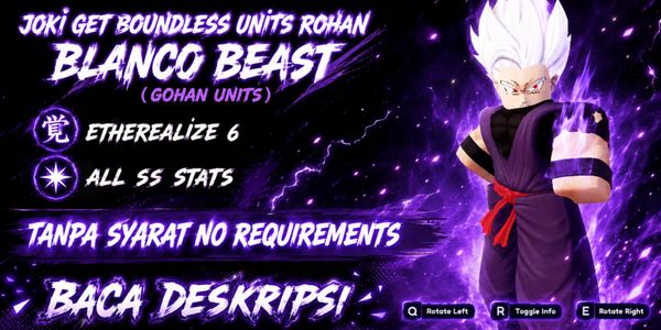 Joki / Service Get Boundless Units Rohan Blanco Beast II Universal Tower Defense