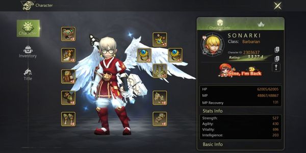 Argenta | Barbarian + Wings S + 2.1 Million Gold
