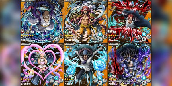 ไอดี 6 Extreme Nusjuro EX Max Roger EX Shanks EX V2 S Snake EX Kuzan EX Kaido EX V2 [Android/iOS]