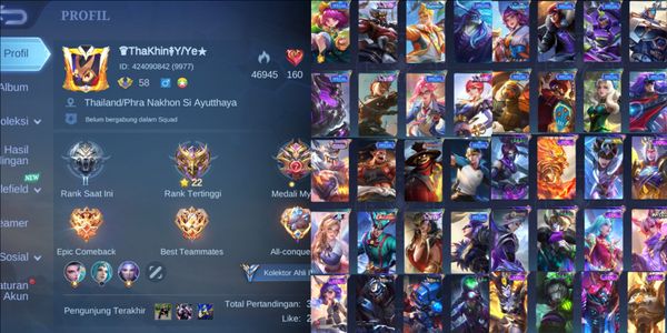 حساب Mobile Legends رخيص قوي [2281] بطل 103 زي 144
