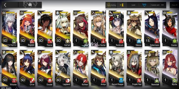 ARKNIGHTS GLOBAL STARTER 7*6, 2 LIMITED SILVERASH ALTER, VIRTUOSA, BAGPIPE, THORN, CHEN, EXUSIAI, KALTSIT