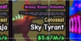 sky tyrant 5.6M rainbow (Catch And Tame!)