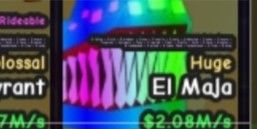 El maja 2M/second rainbow (catch and tame!)