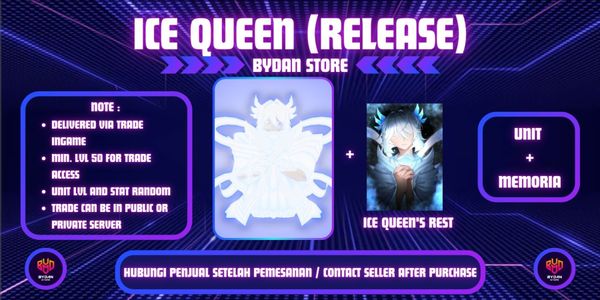 Ice Queen (Release) + Memoria / Rukia - Anime Vanguards