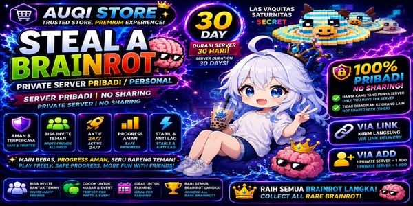 Private Server Steal A Brainrot 1 Month (Personal)