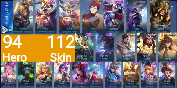 Compte GG Mobile Legends PROMO PAS CHER (#81)
