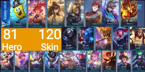 Compte GG Mobile Legends PROMO PAS CHER (#42)