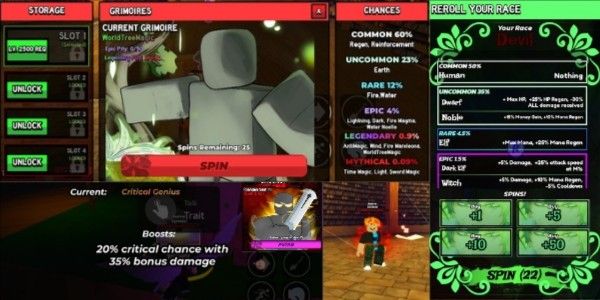 AKUN STARTER, WORLD TREE MAGIC, DEVIL, CRITICAL GENIUS, FIRE BROOM 15 KEYS DUNGEON (FIRE, WATER, DIAMOND), 2 ORB (LITCH, DARK)