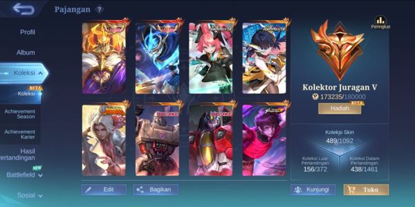 #436 Android & Ios | Skin 489 | Mega Collector 5 | 2 Legend | 4 Transformers | Kungfu Panda Ling and Thamuz | KOF Dyrroth