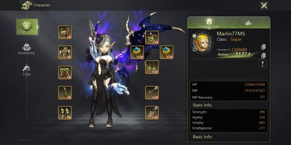 Argenta | Sniper + Wings S + Hairstyle