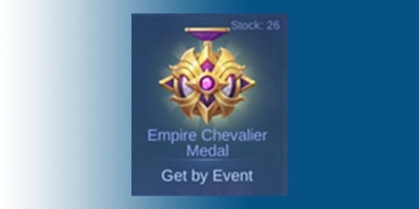 Empire Chevalier Medal
