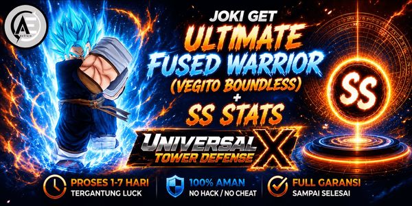 Joki Ottieni Guerriero Fuso Definitivo (Vegito Boundless) + SS Stas || Universal Tower Defense X (UTDX) ||