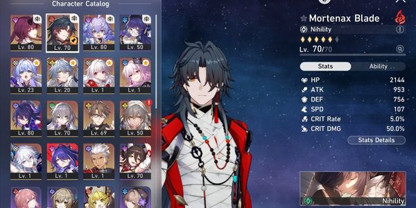 [C] 10 LIMITE | MORTENAX BLADE E1, EVERNIGHT, YAO GUANG, DIMANCHE + SIGNE, ROBIN, ACHERON, ARCHER, SEELE, KAFKA (UID OLD 8004, RÉCLAMATION GRATUITE 2 B5)