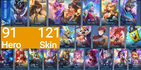 Compte GG Mobile Legends PROMO PAS CHER (#83)