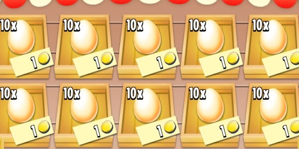 بيض 100 قطعة