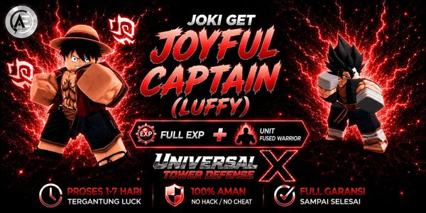 Joki Ottieni Gioioso Capitano (Luffy Universal) + Bonus || Universal Tower Defense X (UTDX) ||