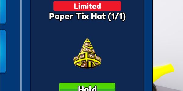 Paper tix hat 1/1
