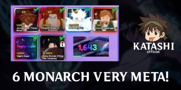 6 MONARCH SEHR META + 1600RRS !! ICHIGO | ROGITA SUPER 4 | ICE QUEEN | ESCANOR | MADARA | VEGITA