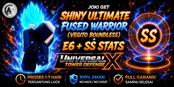 Joki Ottieni Guerriero Supremo Fuso Splendente (Vegito Boundless) + SS Stas || Universal Tower Defense X (UTDX) ||