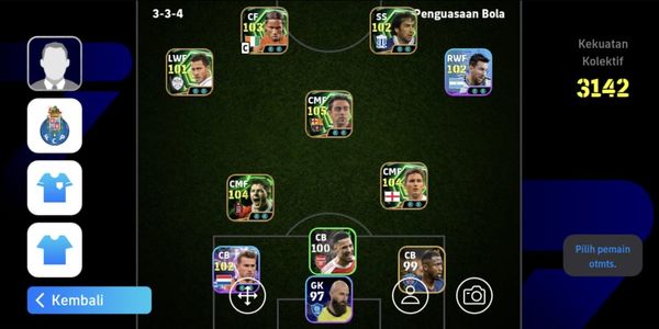 AKUN E-FOOTBALL SIAP GAS STRENGTH 3100+++