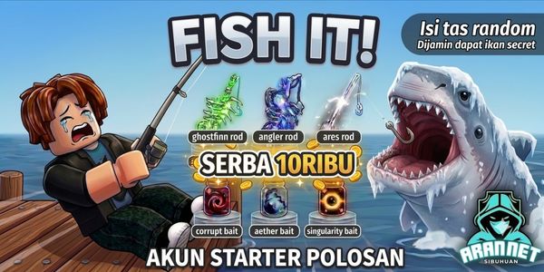 [सिर्फ 10K में] Fish It अकाउंट - खेलने के लिए तैयार